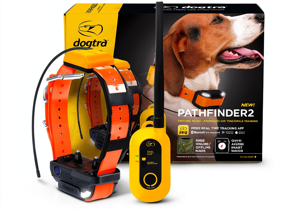 Dogtra Pathfinder2 GPS collar tracking multiple dogs in a field