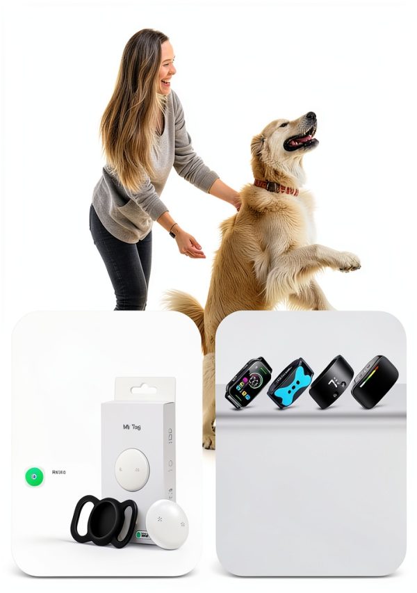 Vebiso Pet Tracker GPS Dog Cat Collar No Monthly Fee-5