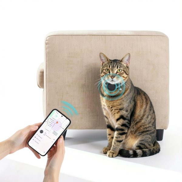 Vebiso Cat GPS Tracker Collar Android App No Monthly Fee-1