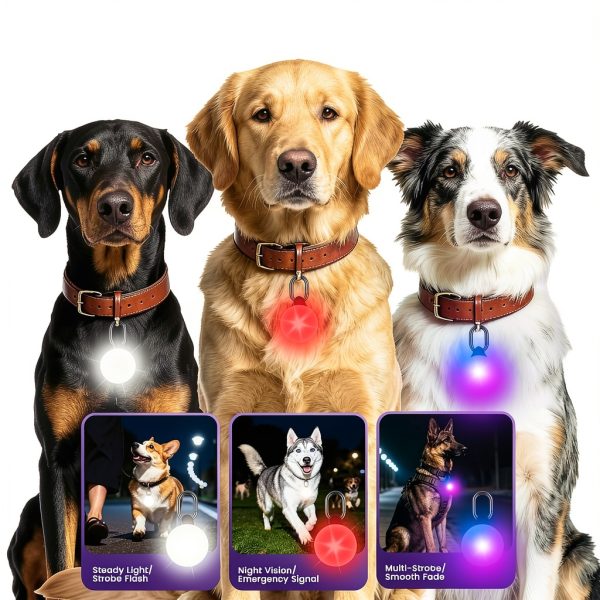 Vebiso Dog Tracker Light with Find My and LED Safety-3