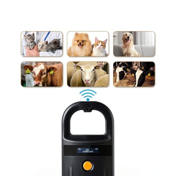 Tera Pet Microchip Scanner Portable OLED Display-1