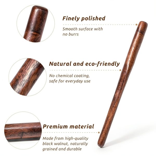 Tienyuu Acacia Wood Mixing Paddles Durable Stirring Sticks-1