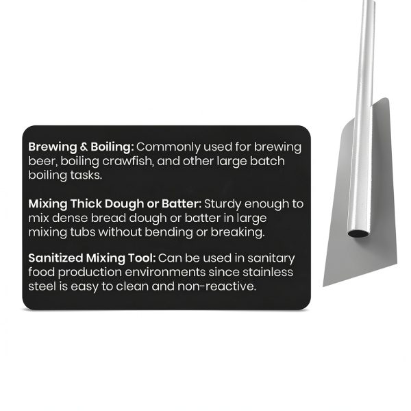 S Stainless Group Mixing Paddle Stainless Steel Commercial-7