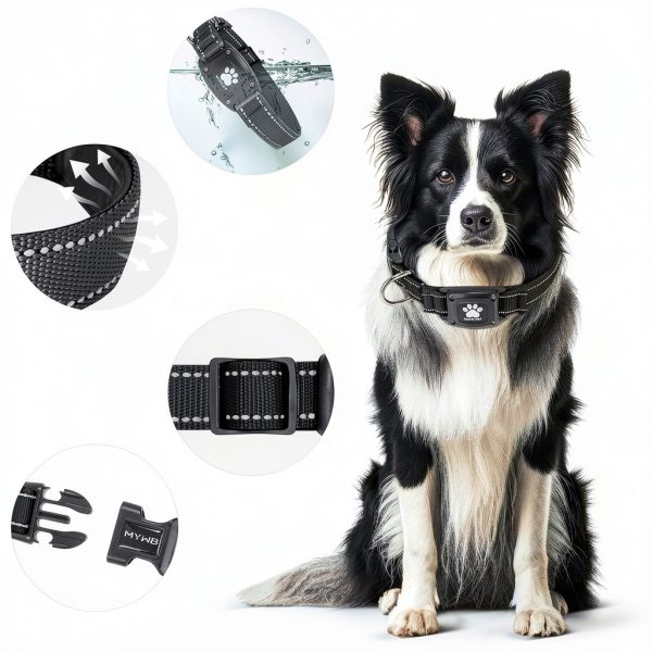 Myiwb GPS Dog Collar IP68 Waterproof Real Time Tracking-6