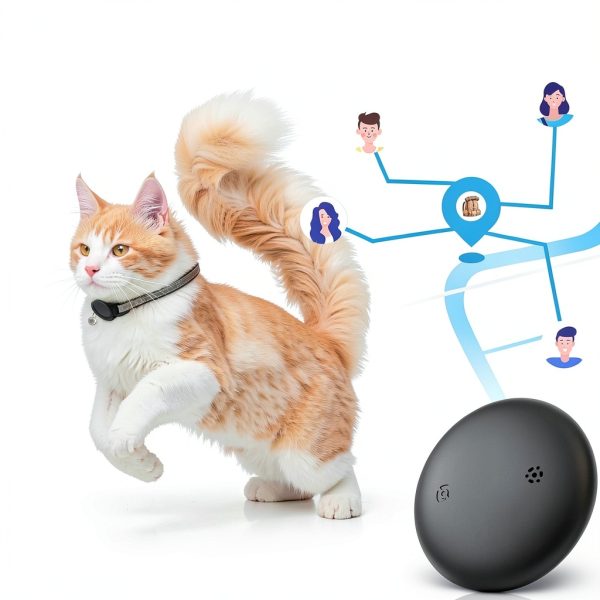 Vebiso Cat GPS Tracker Collar Waterproof Apple Find My-1