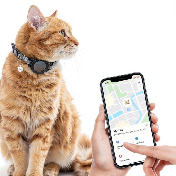 Vebiso Cat GPS Tracker Collar Waterproof Apple Find My-4