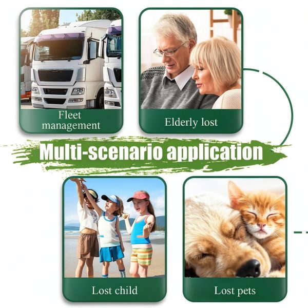 Morngree Pet Tracker GPS Cellular Mini Size Long Standby-5