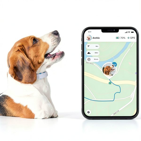 SGEOYPIL Pet Tracker Clip Durable Rubber GPS Accessory-4