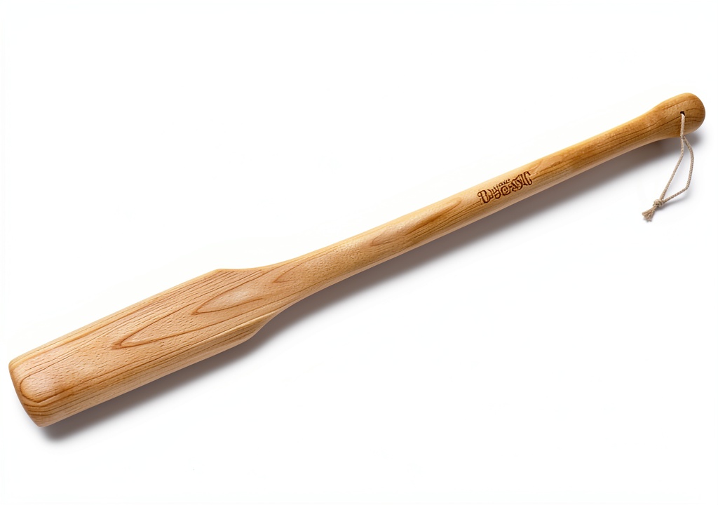 Bayou Classic Cypress wood mixing paddle in use during a crawfish boil
