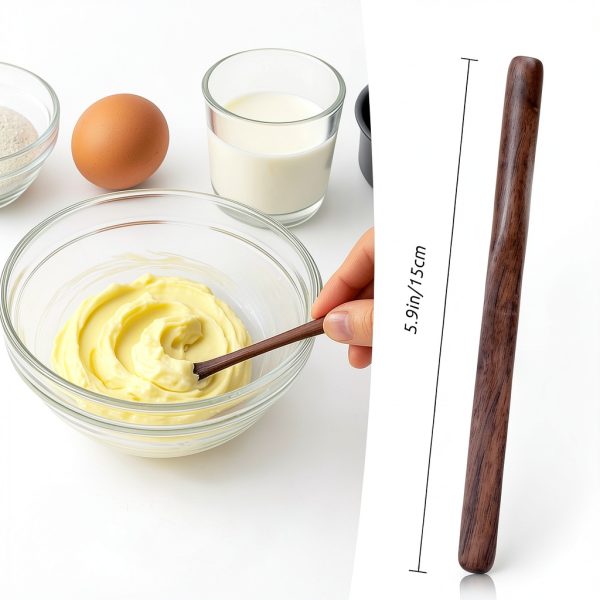 Tienyuu Acacia Wood Mixing Paddles Durable Stirring Sticks-5