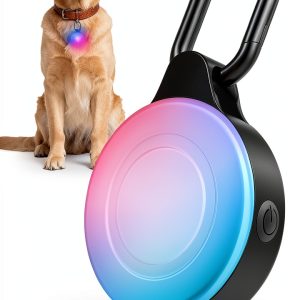 DualSafety Smart Light Dog Collar with GPS Tracking LED-0