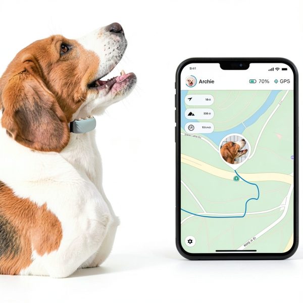 SGEOYPIL Pet Tracker Clips Rubber Lightweight Dog GPS-4