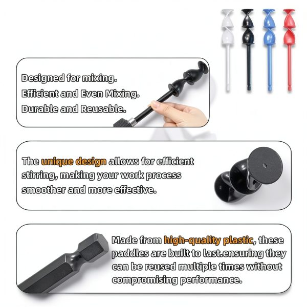 Resin Stirrer Paddles BOSOIRSOU Plastic Mixer-2