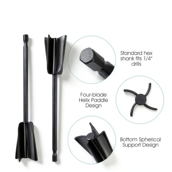 Paint Stirrer SynHHergyx Mixing Paddle Resin Round-2