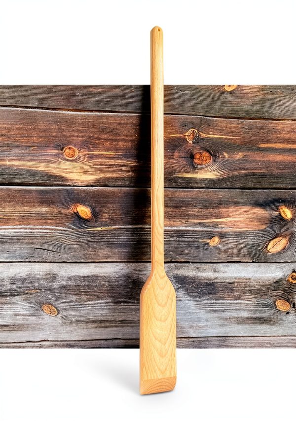 Beech Mixing Paddle MokiDoki 36 Inch Heavy Duty Wooden Stirring Tool-8
