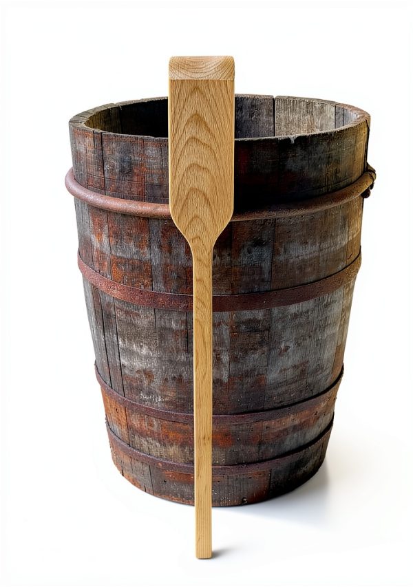 Beech Mixing Paddle MokiDoki 36 Inch Heavy Duty Wooden Stirring Tool-0