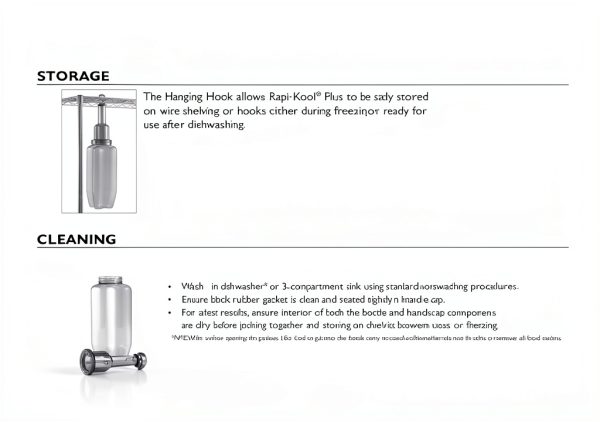 Food Chiller San Jamar RCU128V2 with Fill Rite Design and Hanging Hook-15