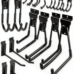 Slatwall Hooks Black 20Pack by Klasit Durable Metal Garage Storage-0