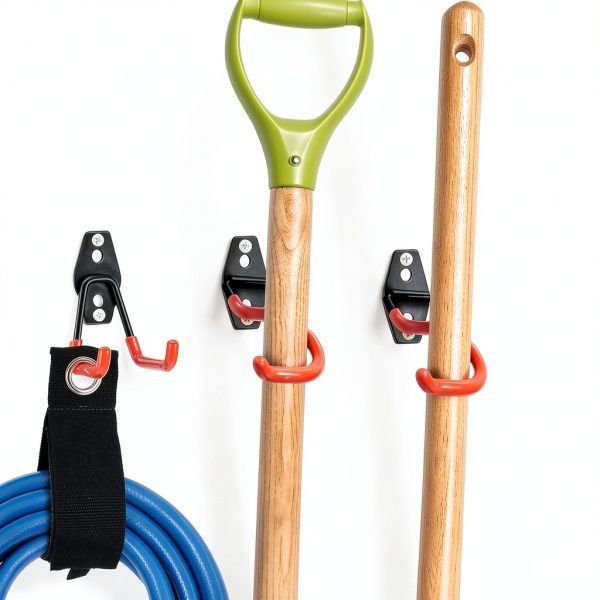 Heavy Duty Garage Hooks LUPYJI 28 Pack Black Anti‑Slip Wall‑Mounted-5