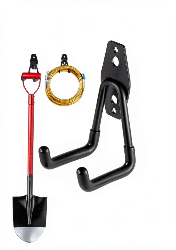 Garage Storage Hooks Steel Wall Hooks DJA18-10 Black Orange Small-1