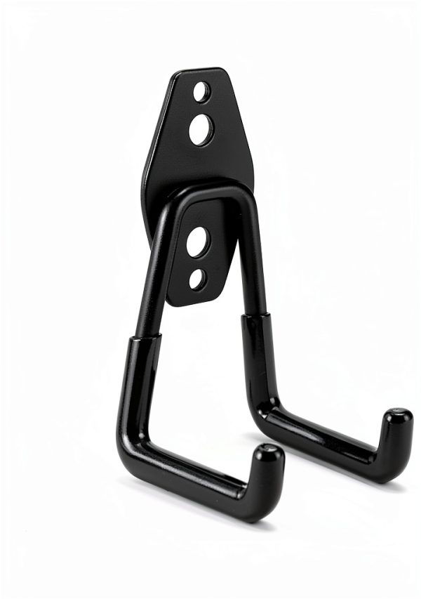 Heavy Duty Garage Hooks LUPYJI 2 Pack Small U Hook Black Wall Mount-1