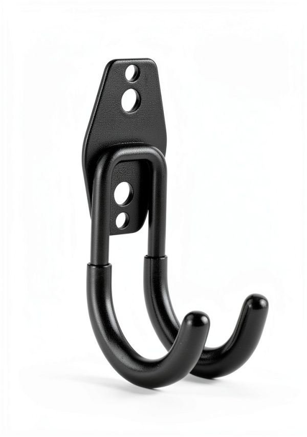 DJA 2PCS Wall Mounted Storage Hook – Steel Transparent Hooks-1