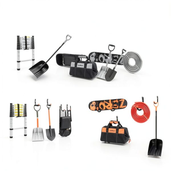 Heavy Duty Metal Wall Hooks by HORUSDY 6 Pack Black 4.72in x 3.5in-6