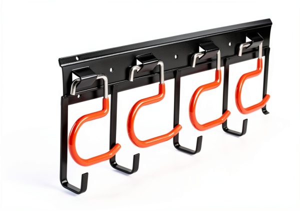All Metal Garden Tool Organizer TVKB 68inch Wall Mount with Hooks-1