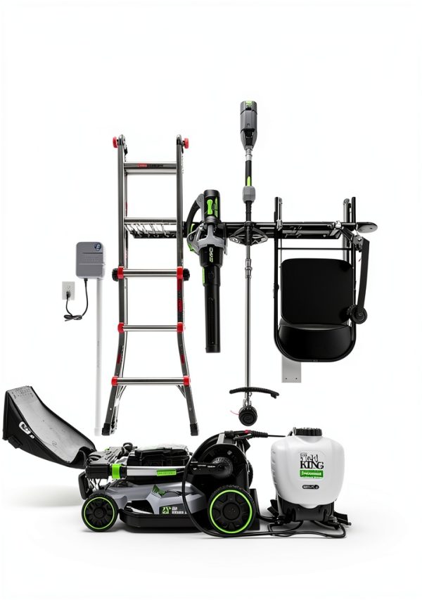 Garage Tool Organizer TIDYME 48in Wall Mount Rack with Hooks 300lb-3